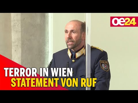 Terror in Wien: Statement von Ruf