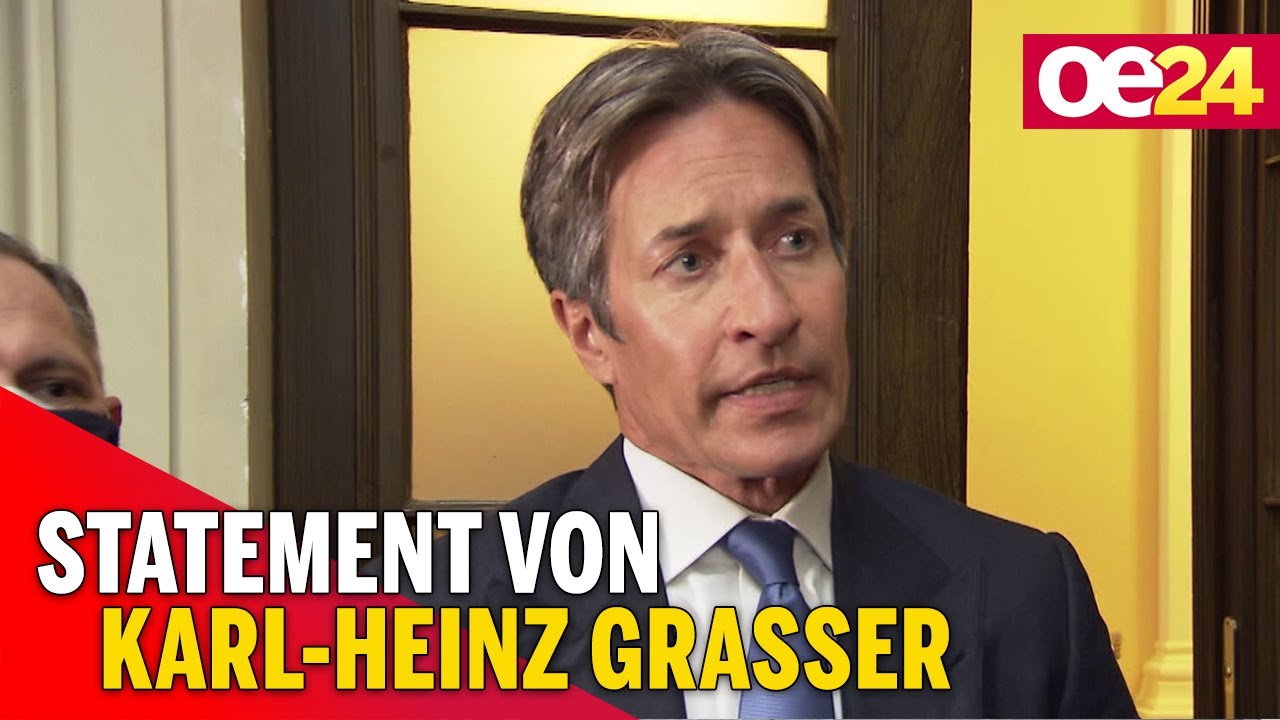 8 Jahre Haft für KHG: Karl-Heinz Grasser gibt Statement ab