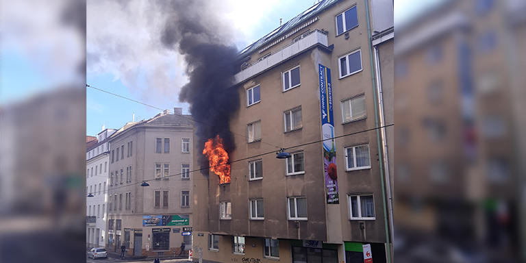 Ein Toter bei Wohnungsbrand in Wien