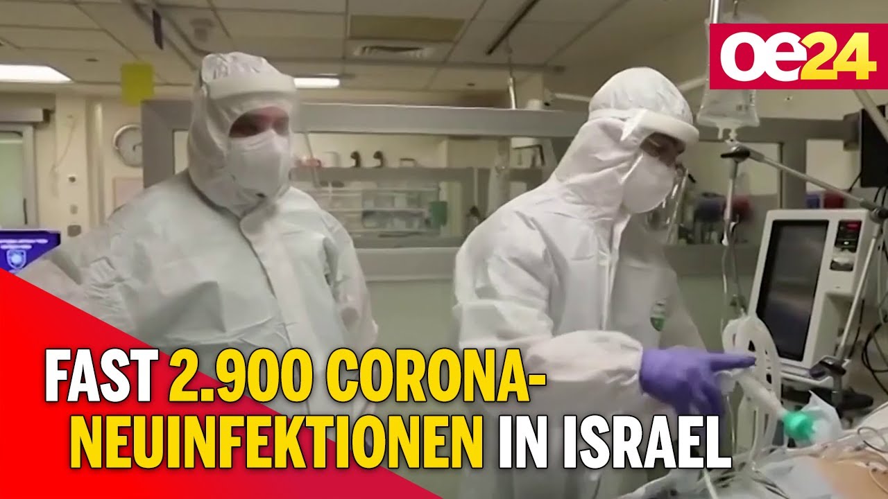 Fast 2.900 Corona-Neuinfektionen in Israel