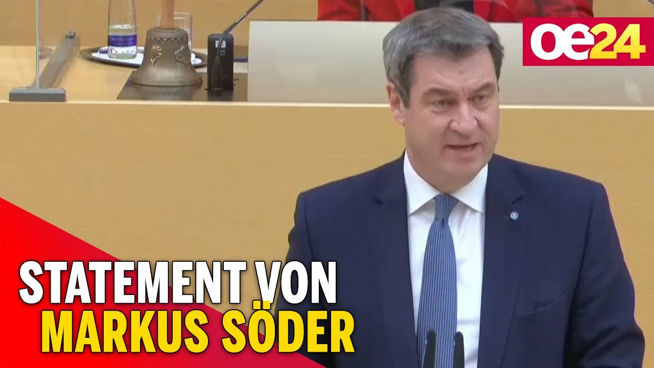 Harter Lockdown in Deutschland ab Mittwoch: Statement von Markus Söder