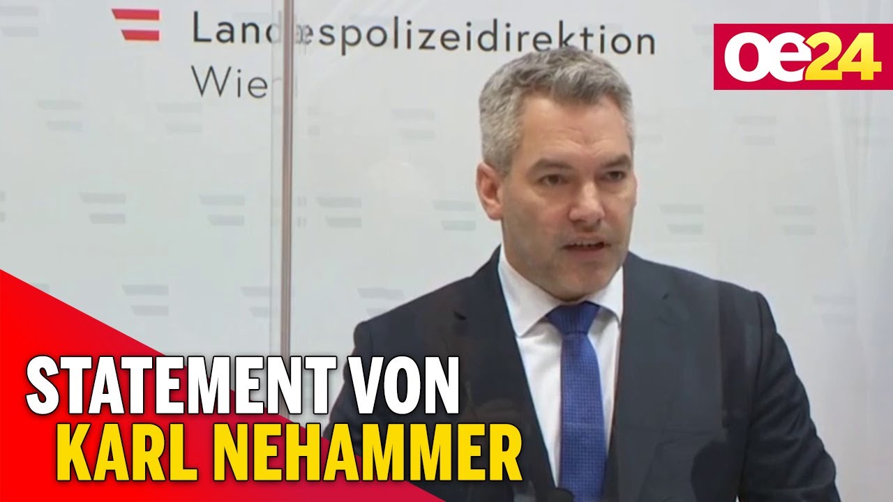 Illegaler Waffen-und Suchtmittelhandel: Statement von Karl Nehammer