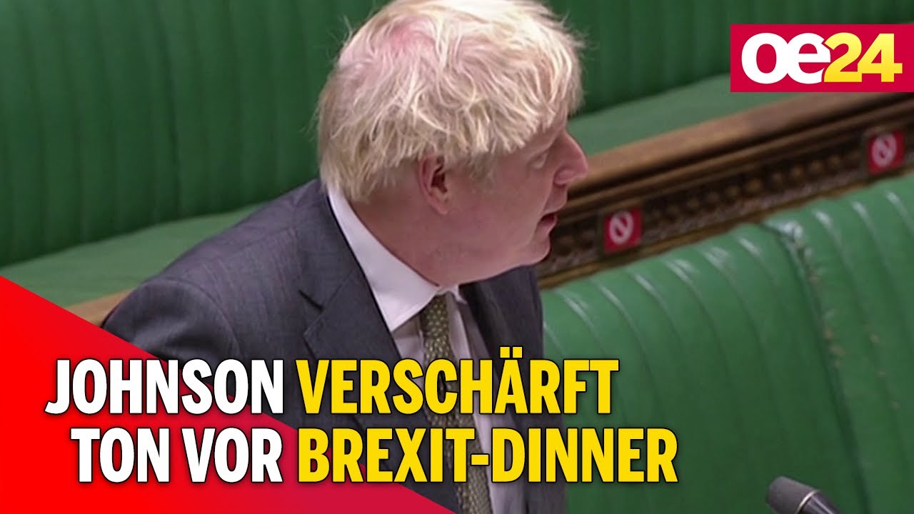 Johnson verschärft Ton vor Brexit-Dinner