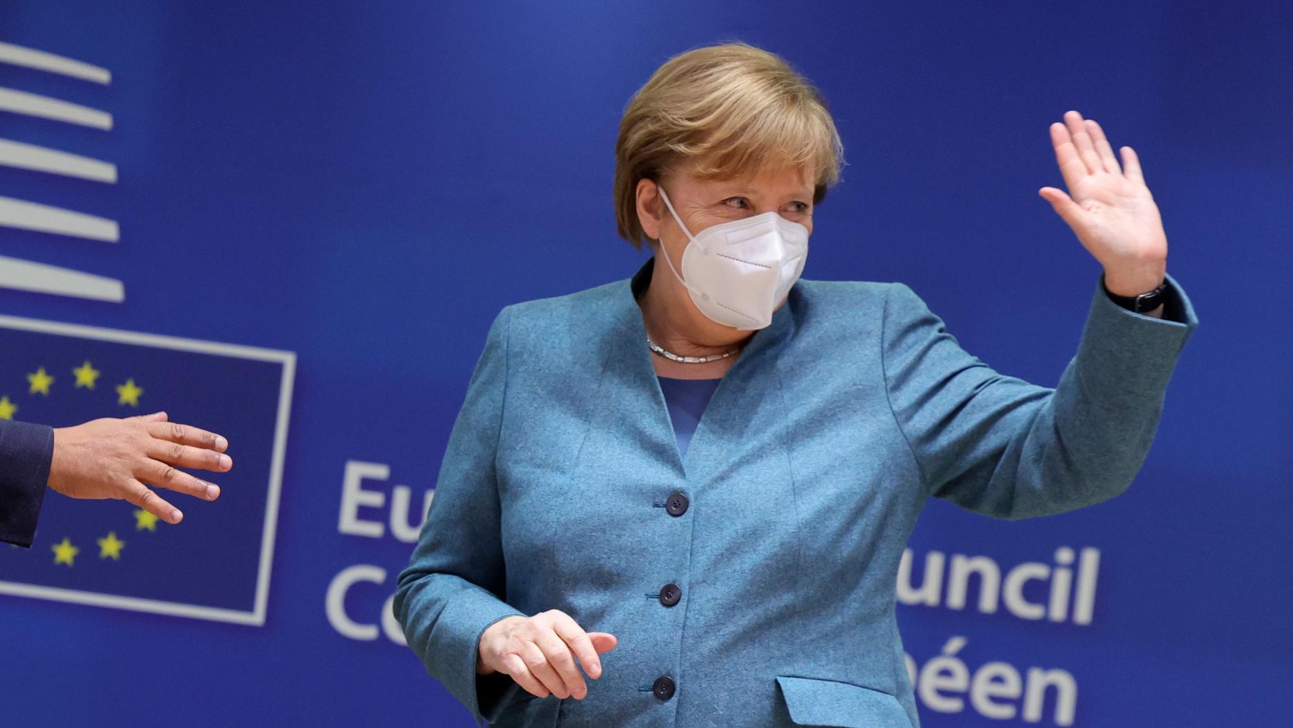 Merkel zufrieden: 