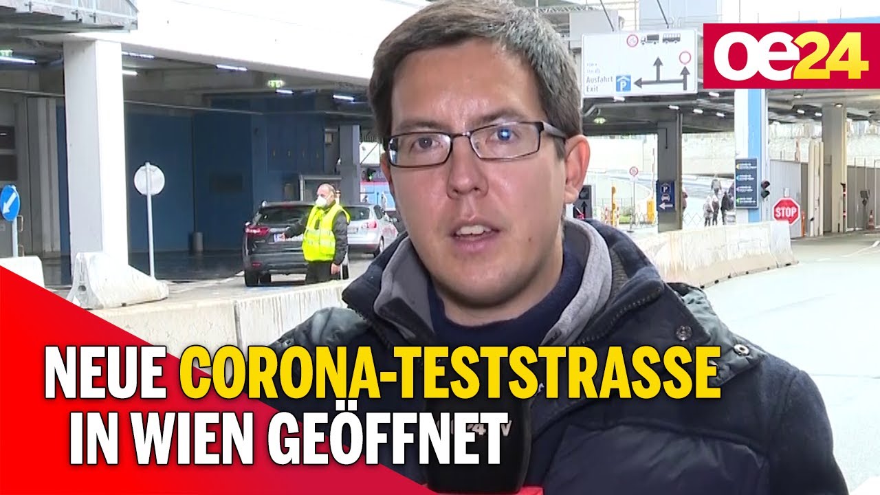 Neue Corona-Teststrasse in Wien geöffnet