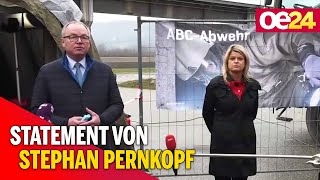 Teststation in Korneuburg: Statement von Stephan Pernkopf