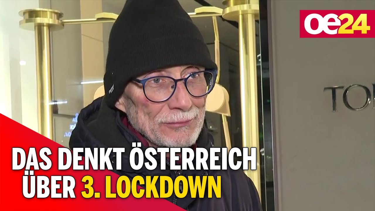Umfrage: Das denkt Österreich über 3. Lockdown
