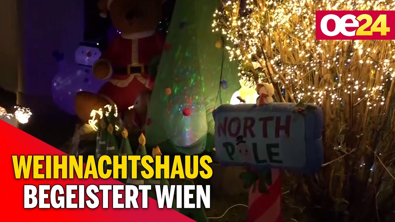 Weihnachts-Haus begeistert Wien