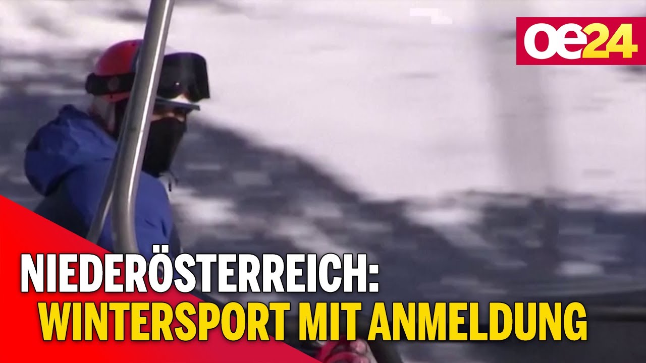 Wintersport in Niederösterreich nur nach Anmeldung möglich