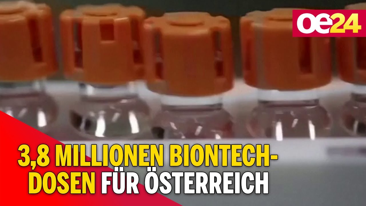 3,8 Millionen Biontech-Dosen für Österreich