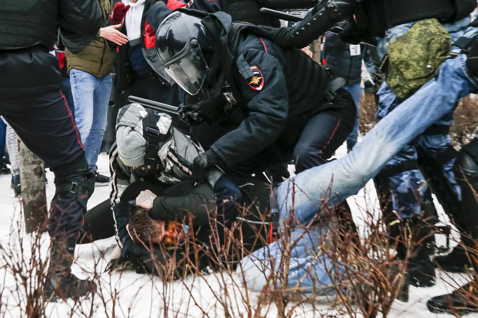 Mehr als 3400 Festnahmen bei Nawalny-Protesten