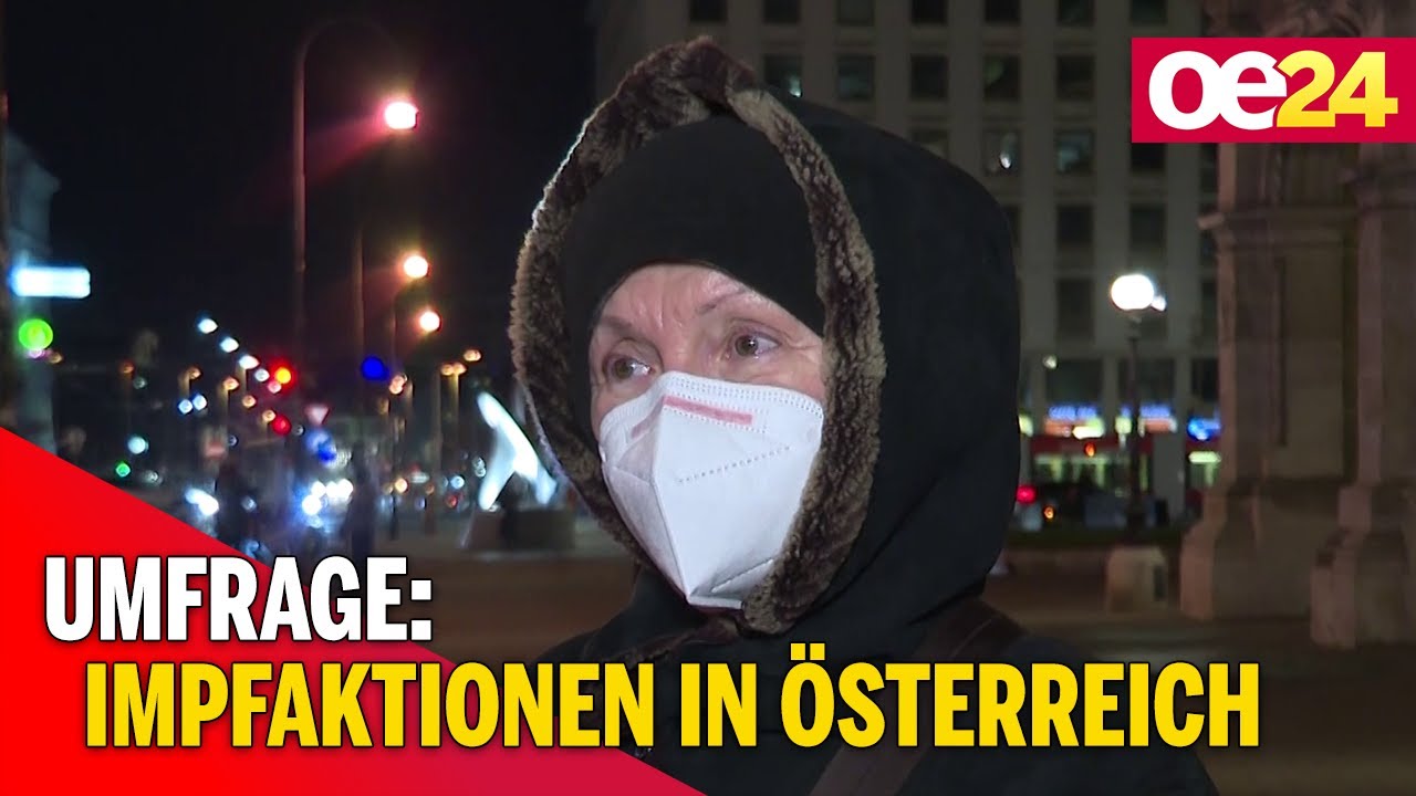 Meinungsumfrage: Impfaktionen in Österreich