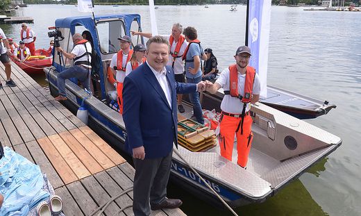 Michael Ludwig über Impfboot auf Alter Donau