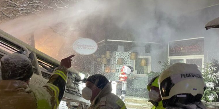 Feuer in Hinterglemmer Hotel außer Kontrolle