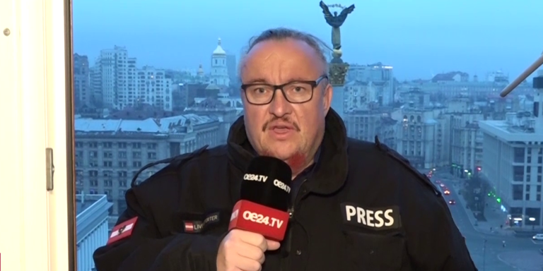 Krieg in der Ukraine: Reporter Mike Vogl in Kiew