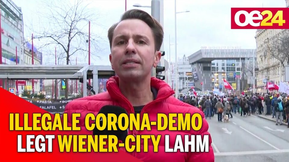 Corona-Demo legt Wiener City lahm