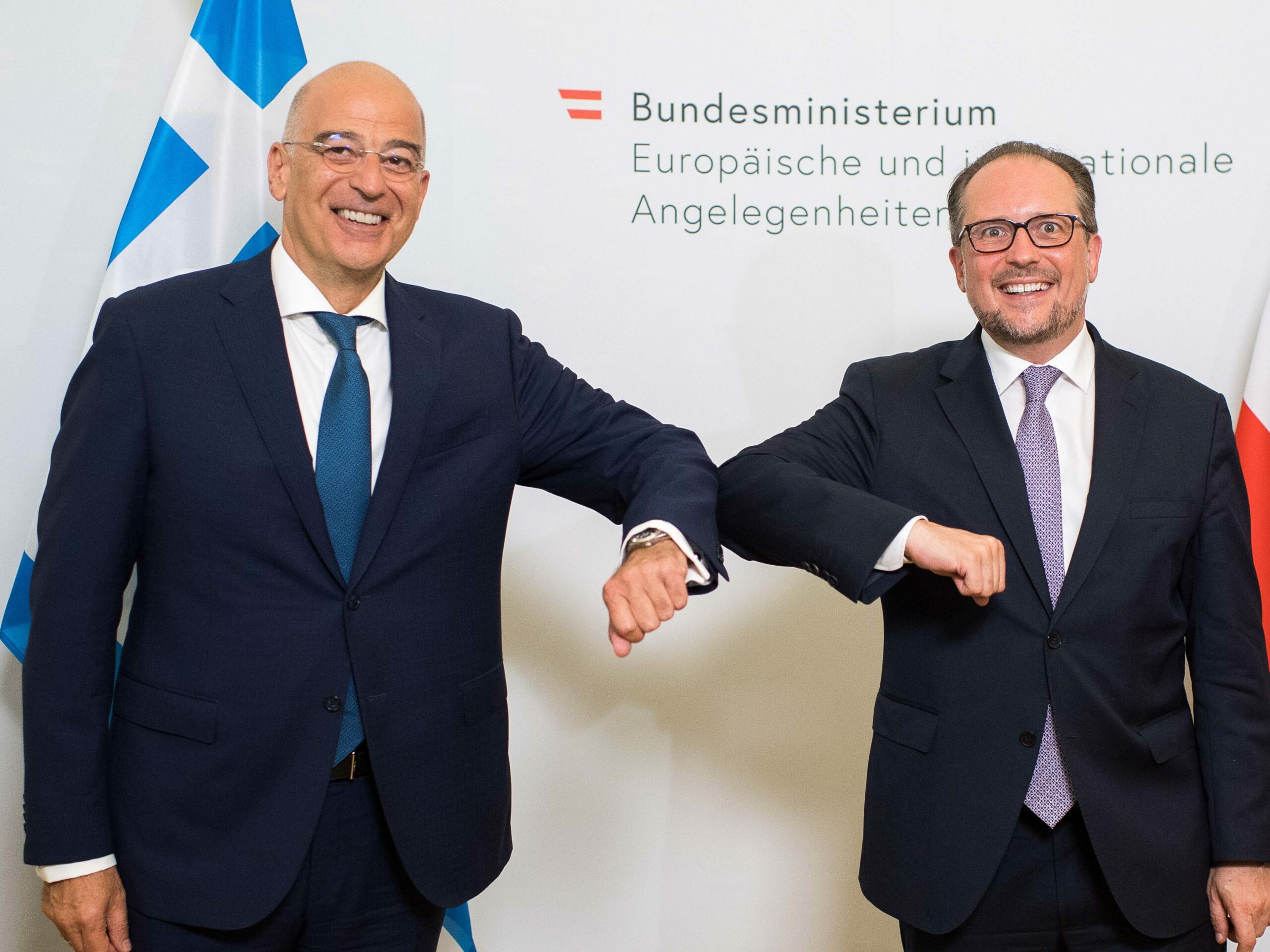 Schallenberg trifft griechischen Außenminister