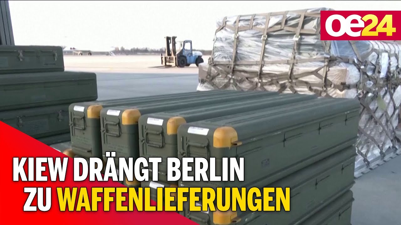 Kiew drängt Berlin zu weiteren Waffenlieferungen
