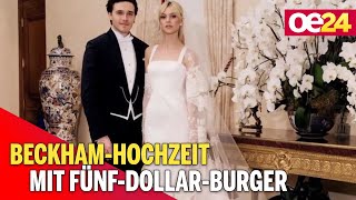 Beckham-Hochzeit mit fünf-Dollar-Burger