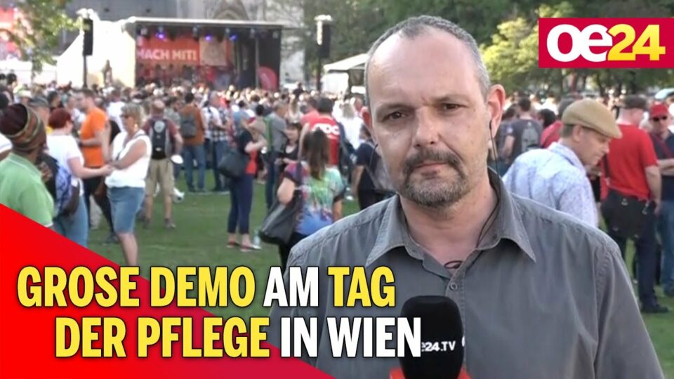 Große Demo am Tag der Pflege in Wien