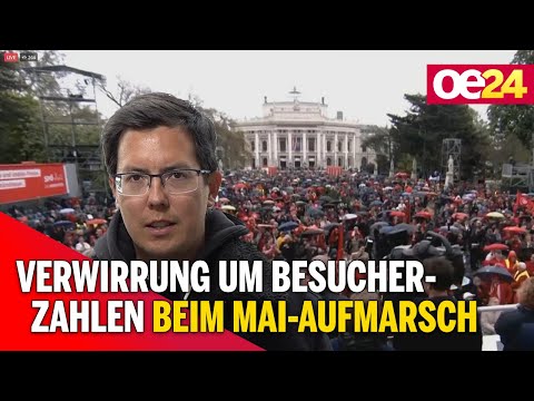 Verwirrung um Besucherzahlen beim Mai-Aufmarsch der SPÖ