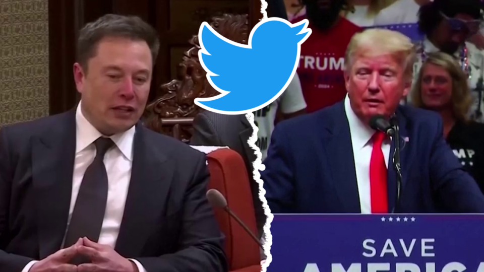 Trump lästert über den geplatzten Twitterdeal von Musk
