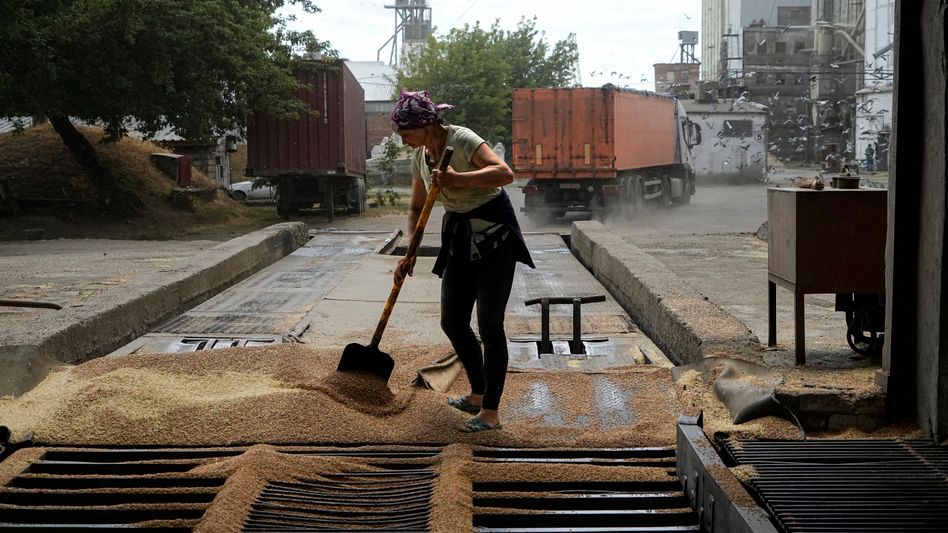 Ukraine wirft Russland Getreidediebstahl vor