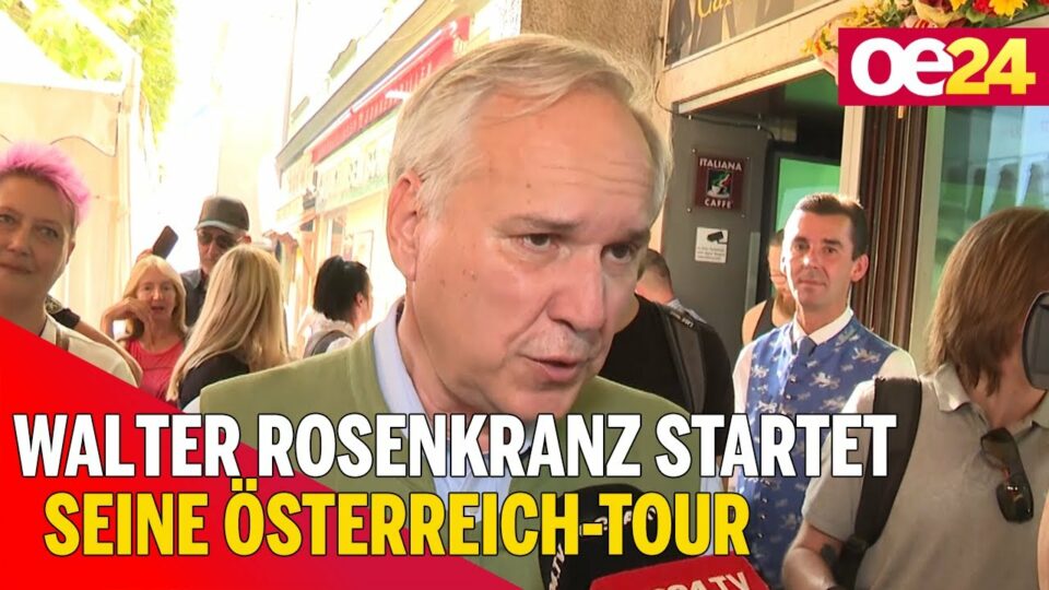 Walter Rosenkranz im Interview: Rosenkranz startet seine Österreich-Tour