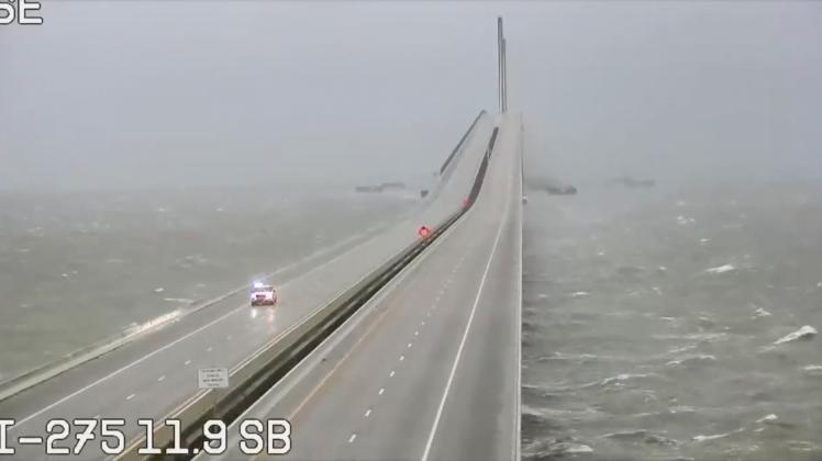 Hurricane Ian trifft auf die Küste Floridas