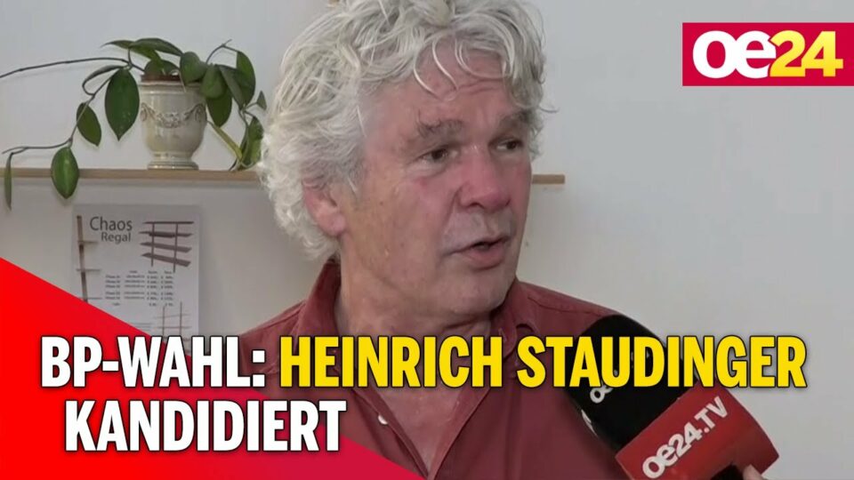 BP-WAHL: Heinrich Staudinger im Porträt