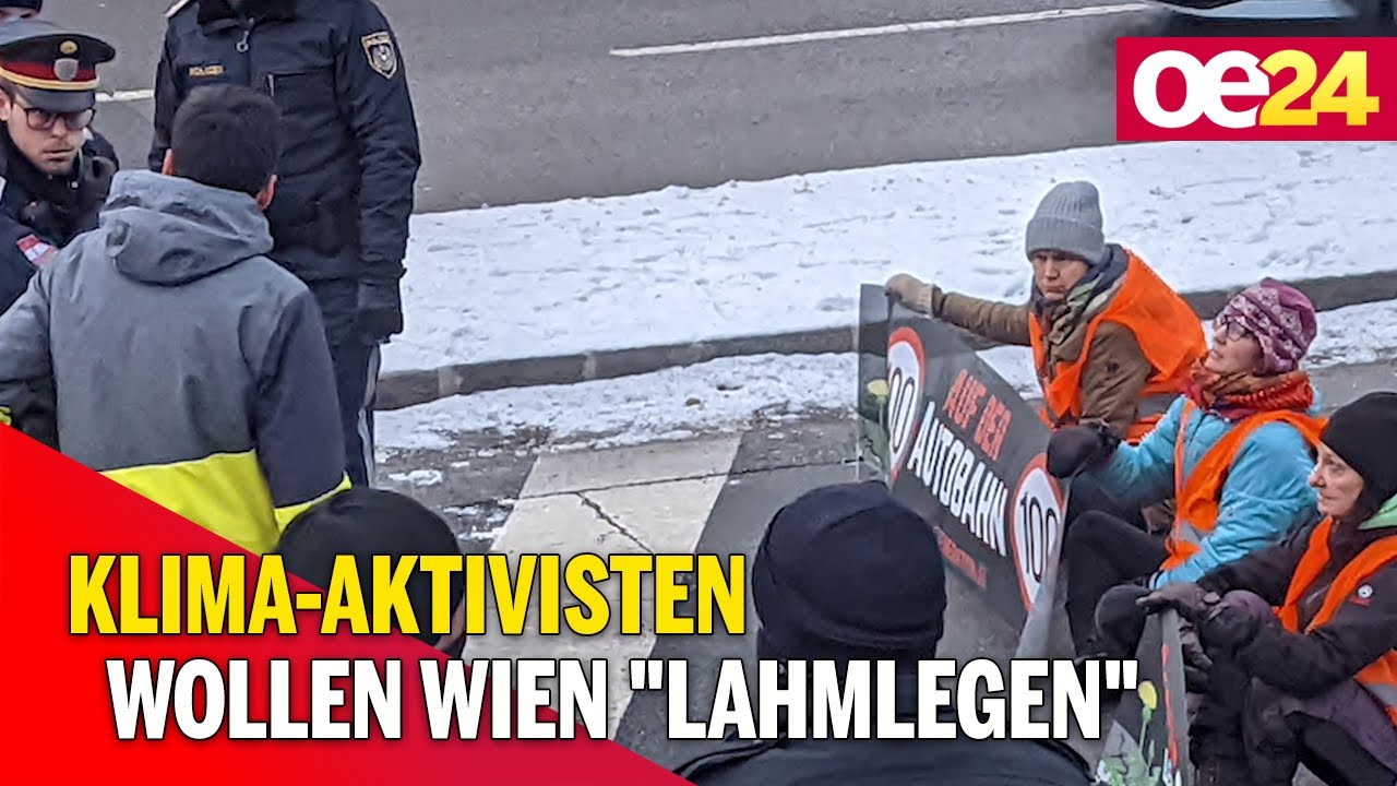 Klima-Aktivisten wollen Wien eine Woche lang 