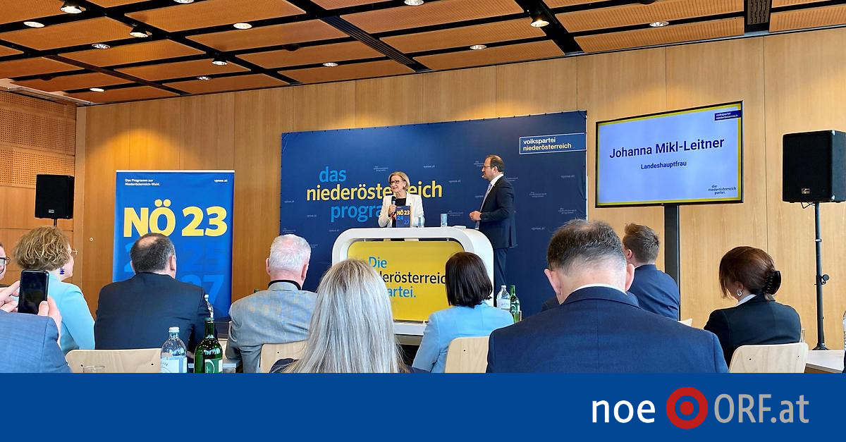 Mikl-Leitner mit ÖVP-Arbeitsprogramm für die nächsten fünf Jahre
