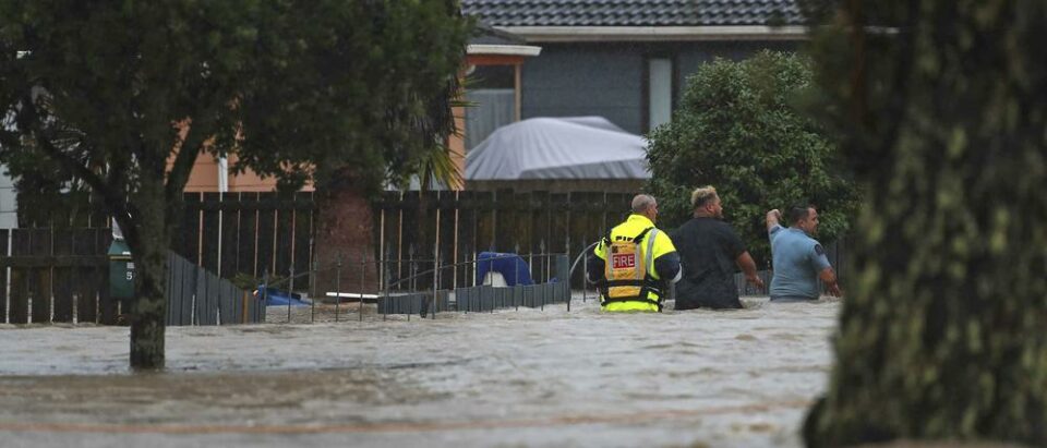 Neuseelands größte Stadt Auckland steht unter Wasser