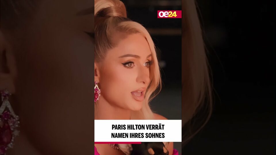 Paris Hilton verrät Namen ihres Sohnes 👩‍👦 #shorts