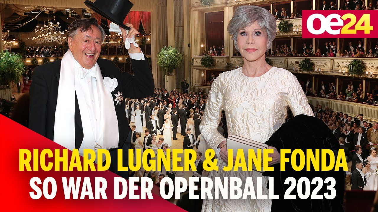 Richard Lugner & Jane Fonda resümieren den Opernball 2023