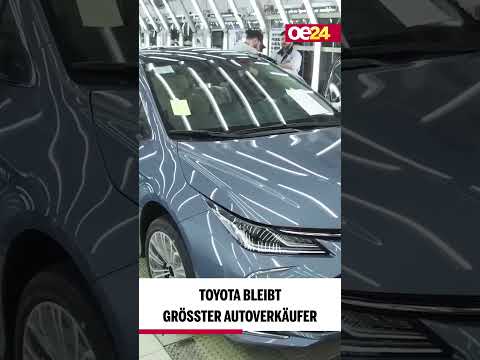 Toyota bleibt größter Autoverkäufer vor VW 🚗 #shorts