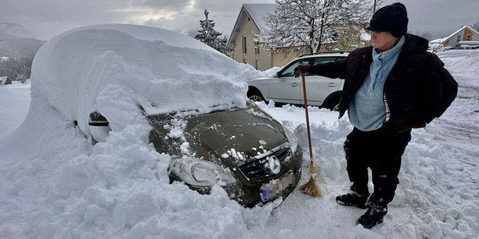 Wetter: Schnee-Chaos & Sturm-Front in Österreich ❄🌨☃
