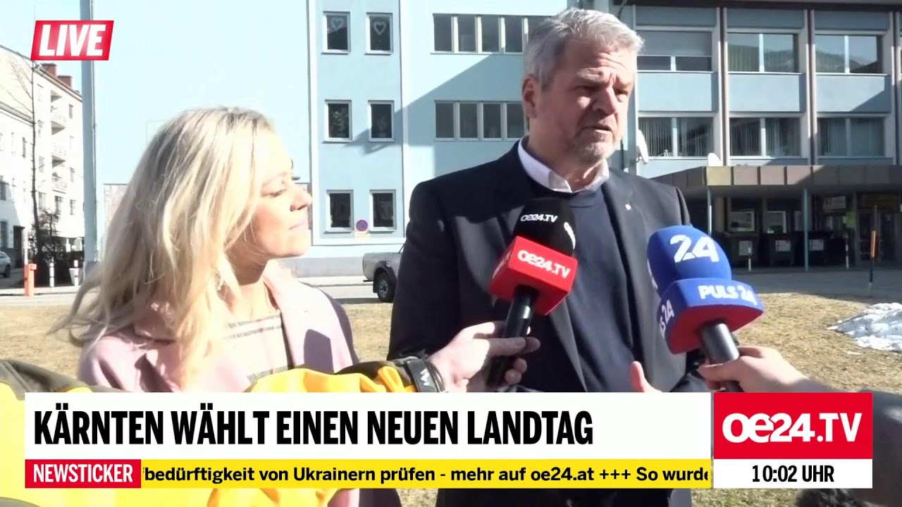 Kärnten Wahl: 16 Stunden LIVE mit oe24!