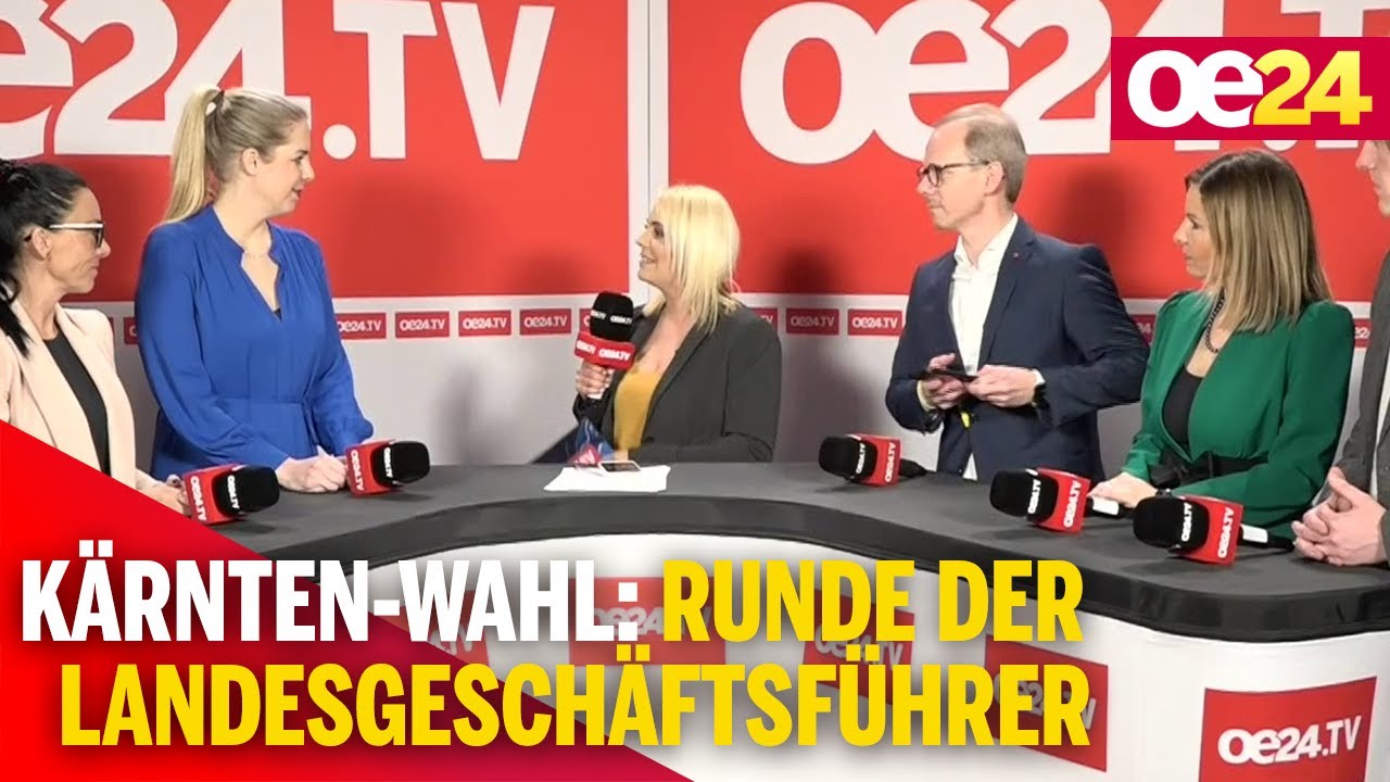 Kärnten-Wahl: Runde der Landesgeschäftsführer
