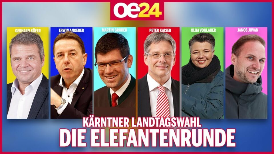 Kärnten wählt: Die große oe24-Elefantenrunde