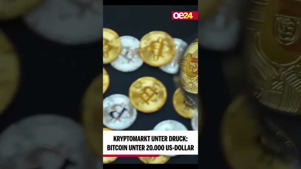 Kryptomarkt unter Druck: Bitcoin unter 20.000 US-Dollar 💸🚩 #shorts