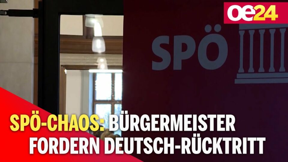 SPÖ-Chaos: Bürgermeister fordern Deutsch-Rücktritt
