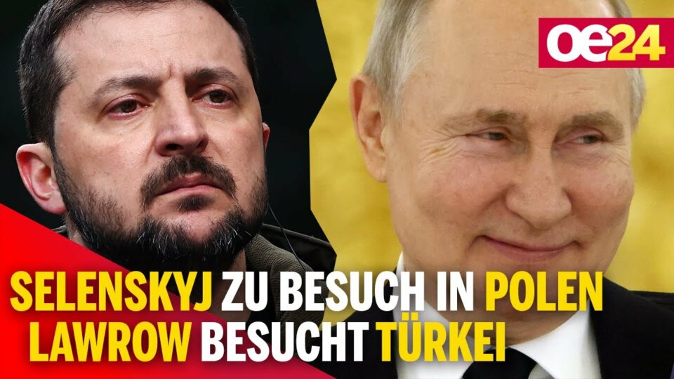Ukraine: Selenskyj zu Besuch in Polen | Lawrow besucht Türkei